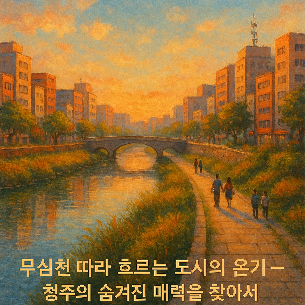무심천 따라 흐르는 도시의 온기 - 청주의 숨겨진 매력을 찾아서
