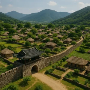 낙안읍성 돌담길